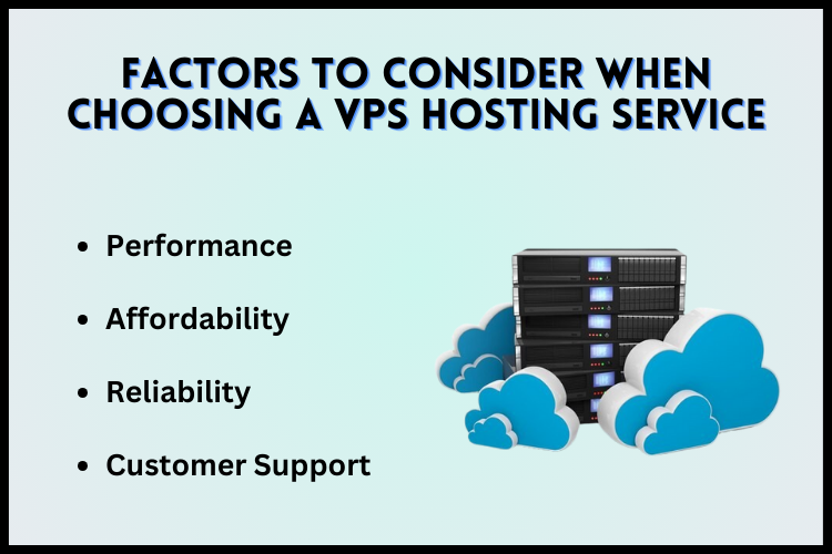 factors to consider when choosing vps hosting service